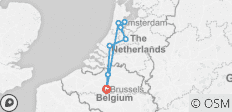 De schatten van het Noorden - Door twee buitengewone landen: België en Nederland - 8 bestemmingen