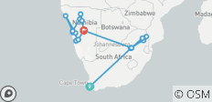 Journeys: Cape Town, Kruger & Namibia National Geographic - 29 destinations