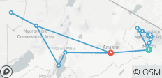 Kilimanjaro - Lemosho-route & Serengeti