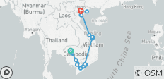 Schatten van Cambodja en Vietnam aan de Mekong - 21 dagen - 28 bestemmingen