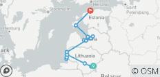  Great Bike Tour of the Baltics (fully guided from Vilnius to Tallinn 2024) - 16 destinations 