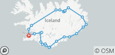  8 jours de visite guidée du cercle d\'Islande - 27 destinations 