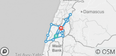  Galilee, Golan, Caesarea and Nazareth 4 days - 14 destinations 