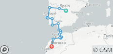 Spain, Portugal, and Morocco Adventure - 18 destinations