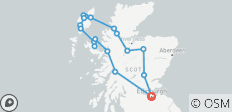 Circuit de 6 jours en petit groupe pour les Hébrides extérieures et Skye au départ d\'Édimbourg - 18 destinations