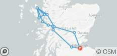 Au départ d\'Édimbourg : circuit de 4 jours sur l\'île de Skye et dans les Highlands de l\'Ouest - 14 destinations