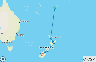 Reisroutes van 2-weekse