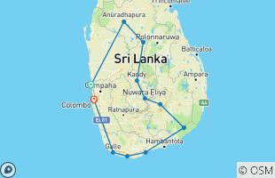 Reisroutes van 2-weekse