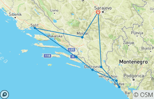 Reiserouten für 7 Tage