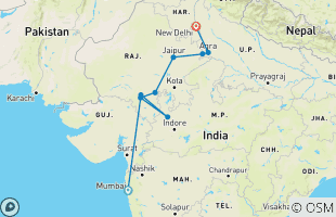 Reiserouten für 10 Tage