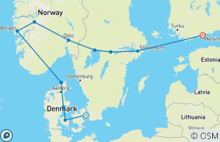 Reisroutes van 2-weekse
