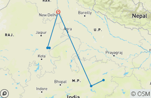 Reiserouten für 10 Tage