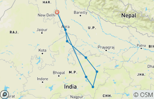 Reisroutes van 10-daagse