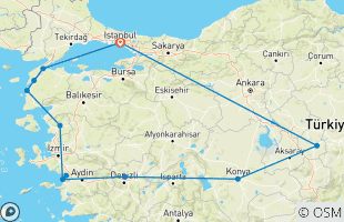 Reisroutes van 10-daagse