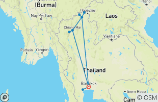 Reisroutes van 10-daagse