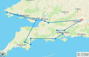 Reisroutes van 7-daagse