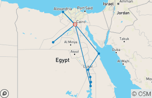 Reiserouten für 2 Wochen