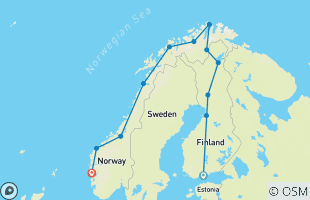 Reisroutes van 2-weekse