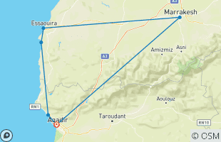 Reisroutes van 7-daagse