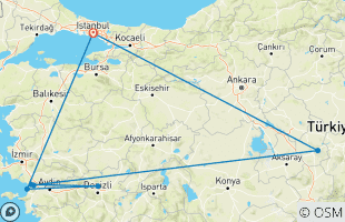 Reisroutes van 10-daagse