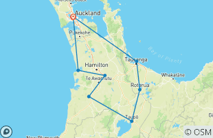 Reisroutes van 7-daagse