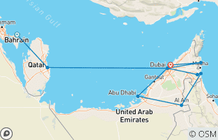 Reisroutes van 2-weekse