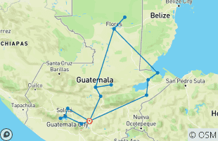Reiserouten für 2 Wochen
