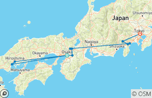 Reisroutes van 10-daagse