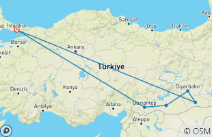 Reiserouten für 10 Tage