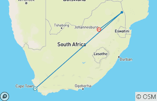 Reisroutes van 7-daagse