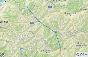 Reisroutes van 7-daagse