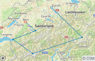 Reisroutes van 2-weekse
