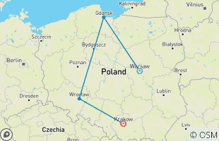 Reisroutes van 10-daagse