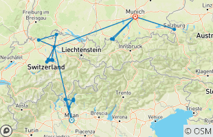 Reiserouten für 10 Tage