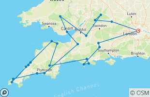 Reiserouten für 2 Wochen