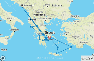 Reisroutes van 2-weekse