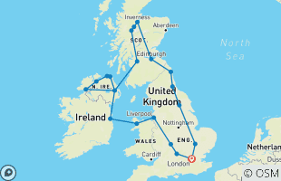 Reisroutes van 2-weekse