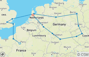 Reisroutes van 2-weekse