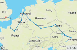 Reiserouten für 2 Wochen