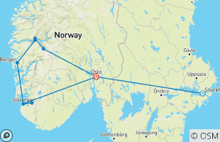 Reiserouten für 2 Wochen