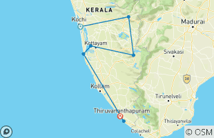 Reisroutes van 10-daagse