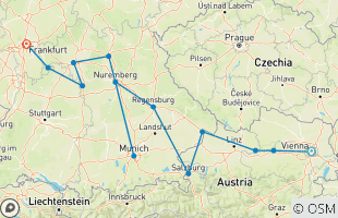 Reisroutes van 2-weekse