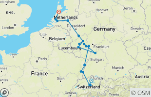 Reisroutes van 2-weekse