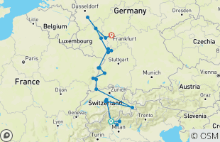 Reisroutes van 2-weekse