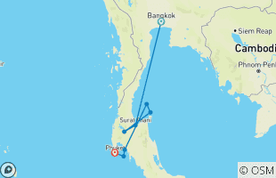 Reisroutes van 2-weekse
