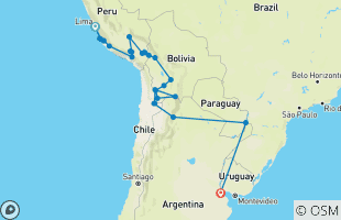 Itinerarios de Más De Un Mes