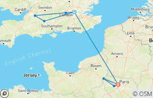 Reiserouten für 10 Tage