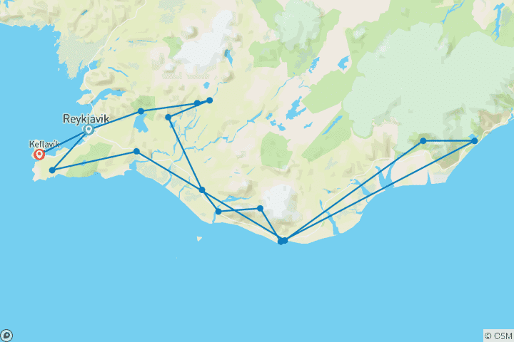 Mapa de Exploración de Islandia