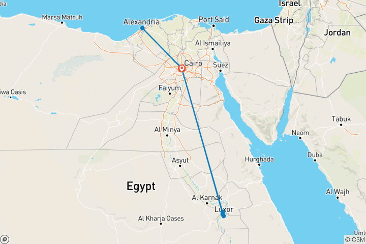 Map of The Egyptian Experience for Women