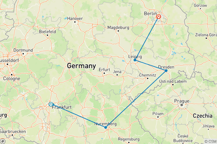 Map of German Christmas Markets